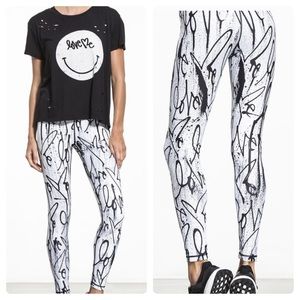 Carbon 38 x Love Me Graffiti High Rise Leggings S